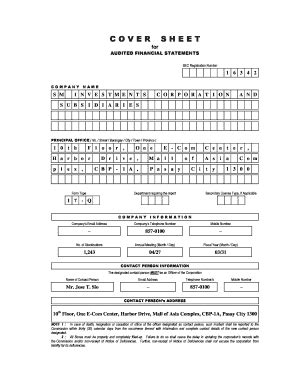 cover sheet for registration sec xls|COVER SHEET AUDITED FINANCIAL STATEMENTS SEC .
